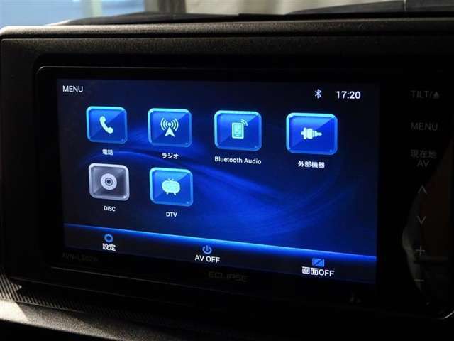 フルセグTV・CD・DVD再生機能・Bluetoothも対応でオーディオ機能充実♪