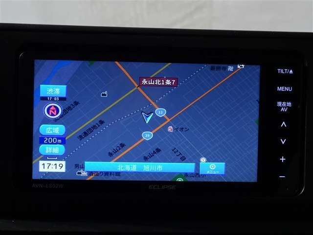 【メモリーナビ】あったら安心・便利なメモリーナビ付き♪初めて行くところや知らない町や道だってこれで安心♪