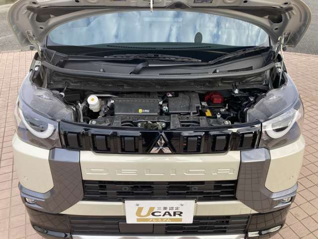 【ピカピカのエンジンルーム】エンジン状態も程度良好です☆元々綺麗なエンジンルームを当社で徹底的に整備をしてお譲りします☆