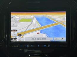 【carrozzeria8型カーナビ】ナビ利用時のマップ表示は見やすく、いつものドライブがグッと楽しくなります！