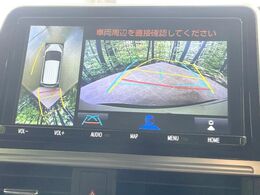 【パノラミックビューモニター】専用のカメラにより、上から見下ろしたような視点で360度クルマの周囲を確認することができます☆死角部分も確認しやすく、狭い場所での切り返しや駐車もスムーズに行えます。