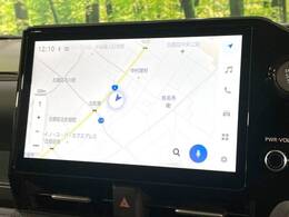 【10.5インチ　ディスプレイオーディオ】大画面のディスプレイはAppleCarPlayやAndroidAutoが利用可能。大きな画面でスマホナビアプリ等が利用いただけます♪