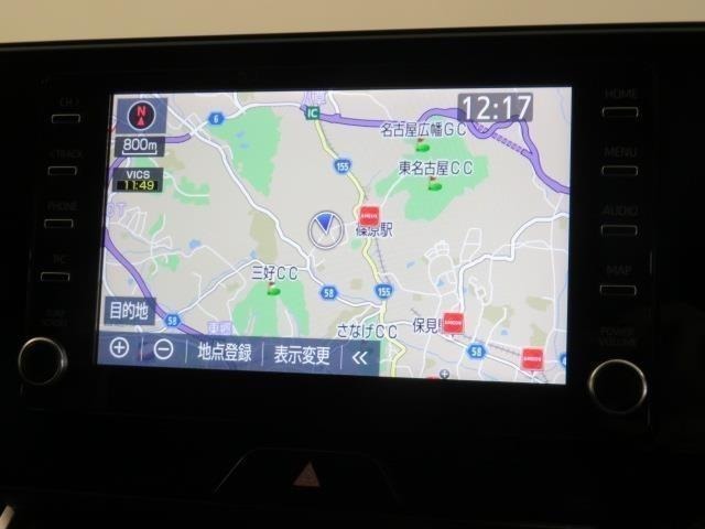 ディスプレイオーディオ装着車。　ディスプレイとスマホの連携で、様々なアプリを使用できます。　マップのアプリを繋げて、ナビゲーションとしてお使いください。