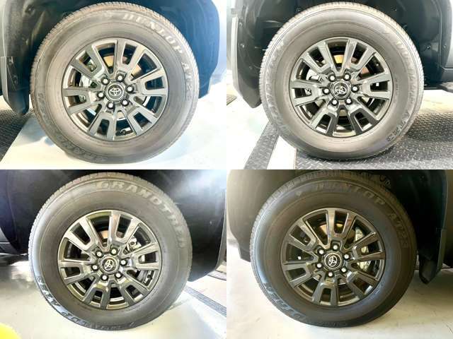 ホイール、タイヤ綺麗です♪