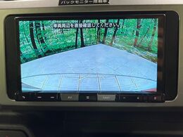 【バックカメラ】駐車時に後方がリアルタイム映像で確認できます。大型商業施設や立体駐車場での駐車時や、夜間のバック時に大活躍！運転スキルに関わらず、今や必須となった装備のひとつです！