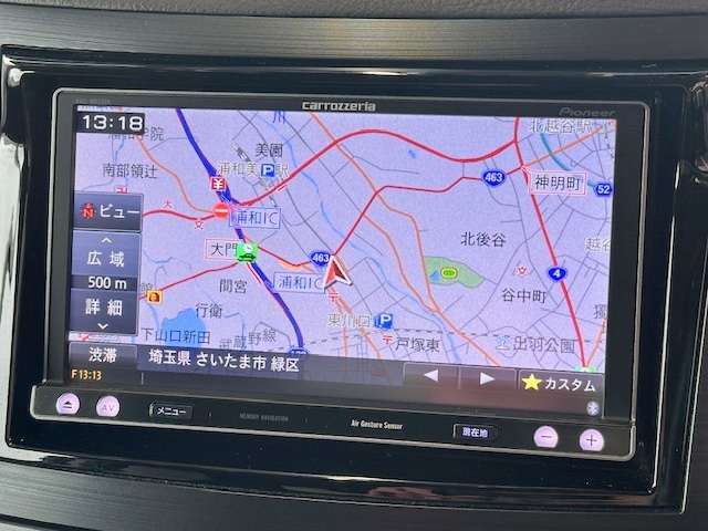 社外メモリナビ付き！DVD再生、フルセグTV、Bluetoothオーディオ、バックモニターと装備が充実しております！