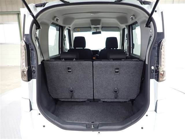 大きく開いて荷物の出し入れがラクラク