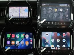 スズキ純正の9インチメモリーナビゲーションを装着！大きな画面で視認性、操作性ばっちり◎AM/FMラジオやフルセグTV、CDやDVD視聴に加え、Bluetooth接続も可能！様々な方法で楽しめます♪