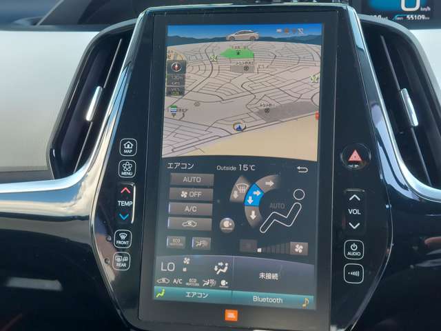 【カーナビ】『カーナビ』の画像になります。ナビ利用時のマップ表示は見やすく、いつものドライブがグッと楽しくなります！