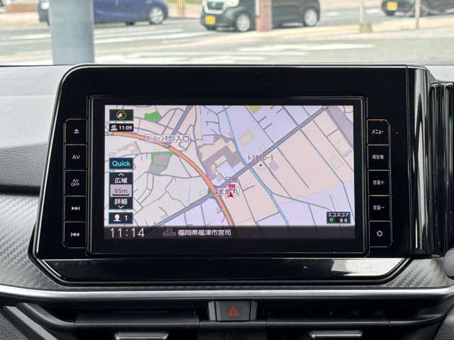 純正メモリーナビです。中古車ワイド保証により、ナビの「故障」や「不具合」など保証対象期間まで無償で保証修理させていただきます。詳細は当店スタッフまでお気軽にお問い合わせください！