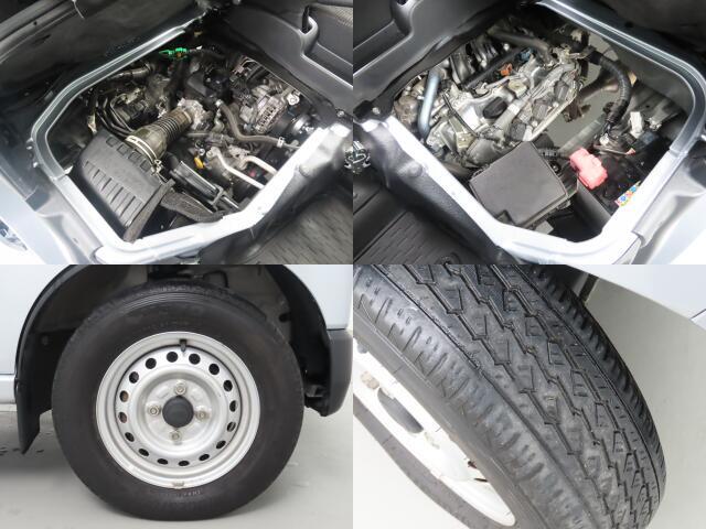 エンジンルームもきれいですよ。機関機構系も良好です。納車前に点検整備も行います。エンジンオイル・オイルフィルター・エアコンフィルター・ワイパーゴムは必ず交換致します（エアコンフィルターは、装着車のみ）