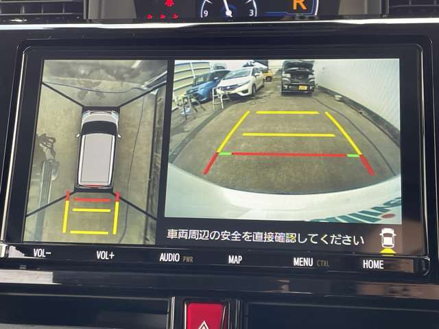 ◆純正ナビ◆TV◆【パノラミックビューモニター】クルマを真上から見下ろした視点で駐車をサポートします！クルマの斜め後ろや真横など、いち早く障害物に気が付くことができます。