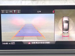 ●サラウンドビューカメラ：専用のカメラにより、上から見下ろしたような視点で360度クルマの周囲を確認することができます☆死角部分も確認しやすく、狭い場所での切り返しや駐車もスムーズに行えます。