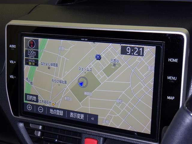 ナビ装着車で知らない道もラクラク！