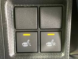 【シートヒーター】寒い日に重宝するシートヒーター！エアコンより早く温まってくれるので寒がりの人も安心ですね♪エアコンの温風は乾燥するから苦手、という方にもをおすすめです。