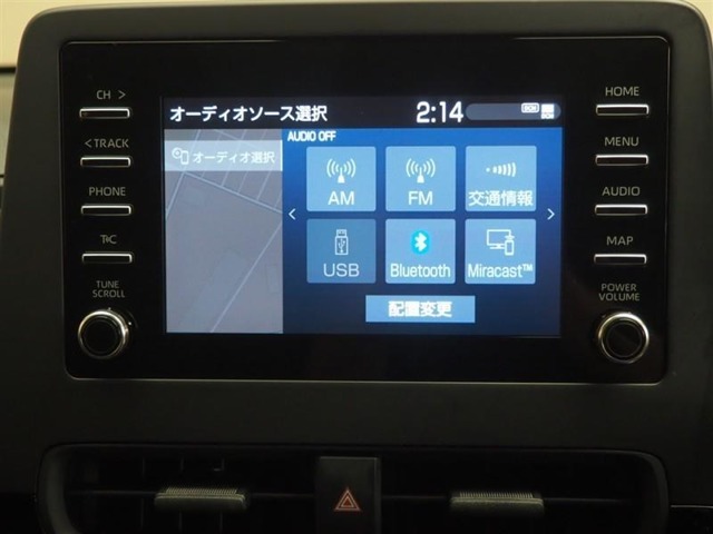 各種オーディオです。ラジオやブルートゥース接続も可能です。