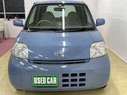 きれいな状態に仕上がりました。シーブルーのダイハツ・エッセでございます。内外装、現在、社用で使用しています。