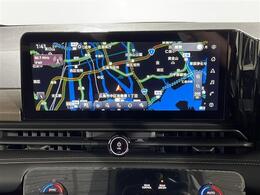 【純正12.3型ナビ】専用設計で車内の雰囲気にマッチ！ナビ利用時のマップ表示は見やすく、いつものドライブがグッと楽しくなります！
