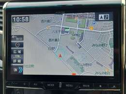 【カーナビ】『カーナビ』の画像になります。ナビ利用時のマップ表示は見やすく、いつものドライブがグッと楽しくなります！