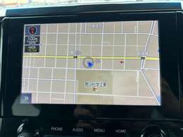 【純正ナビ】専用設計で車内の雰囲気にマッチ！ナビ利用時のマップ表示は見やすく、いつものドライブがグッと楽しくなります！