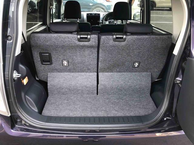 荷室空間も広く、シートアレンジもできるので使い分けできます。