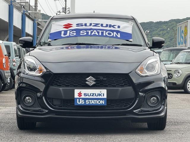 スズキ　スイフトスポーツ6AT　R5(2023)年式　走行距離(撮影時点)310km　車検満了R8(2026)年12月　5人乗り　衝突被害軽減システム　リヤパーキングセンサー　オートライト　クルコン　ブラインドスポットモニター