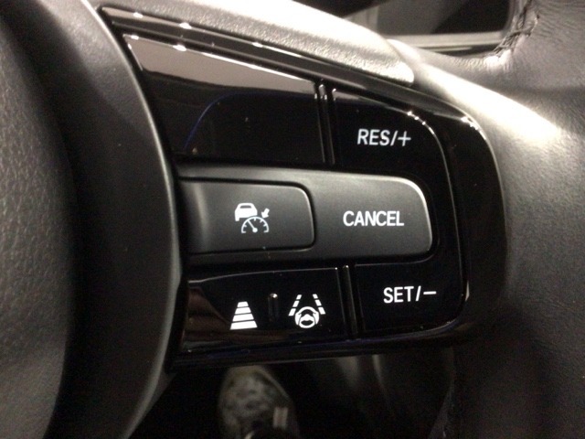 クルーズコントロールを装備しています。高速道路などで一定の速度で走ってくれるので運転が楽ですよ！速度を設定できますので、スピードの出しすぎにも注意できます。