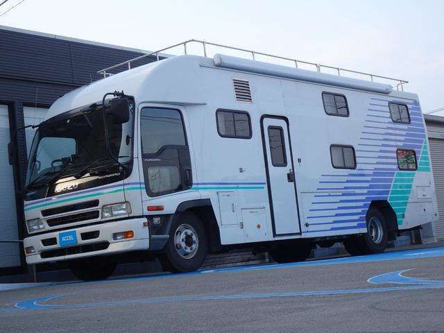 初度登録年月：平成19年3月　型式：ADG-FRR90L3　　原動機の型式：4HK1　ディーゼルターボ　車体の形状：キャンピング車　8ナンバー登録