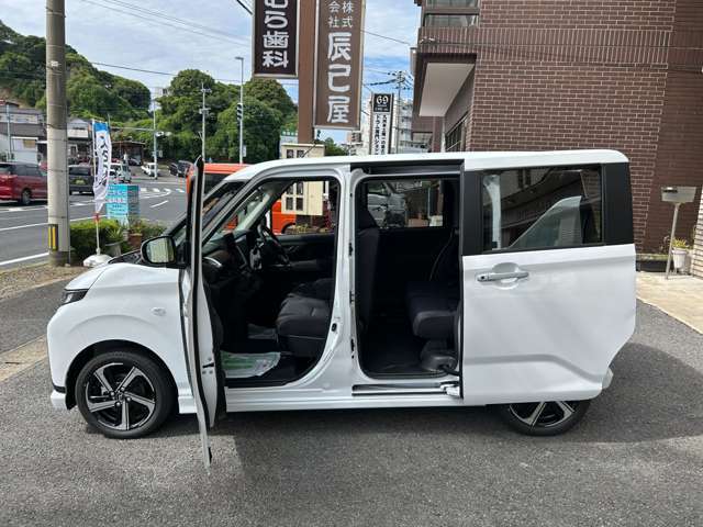 開口の広い乗降口で乗り降りがしやすいです。