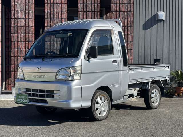 ハイゼットトラック：ジャンボ　H26年式/車検整備付　走りの5MT　社外ナビ＋ETC＋ドラレコ　純正アルミホイール　人気のジャンボ　お渡し前にはバッテリー＋タイヤ4本新品交換して納車します