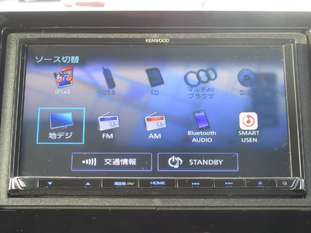 【装備】ケンウッドメモリーナビ【MDV-D706BT】フルセグTV・DVD再生・Bluetoothオーディオ機能付きです。