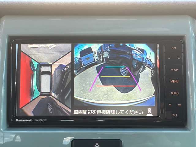 全方位カメラで駐車も安心です☆