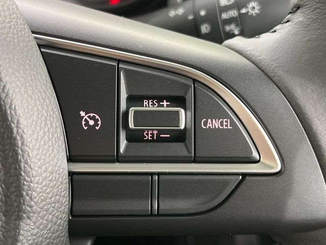 【クルーズコントロール】高速道路もラクラク走行。アクセルを離しても一定速度で走行ができ、長距離運転時の負担を軽減！加速・減速も簡単なスイッチ操作で調整できます。