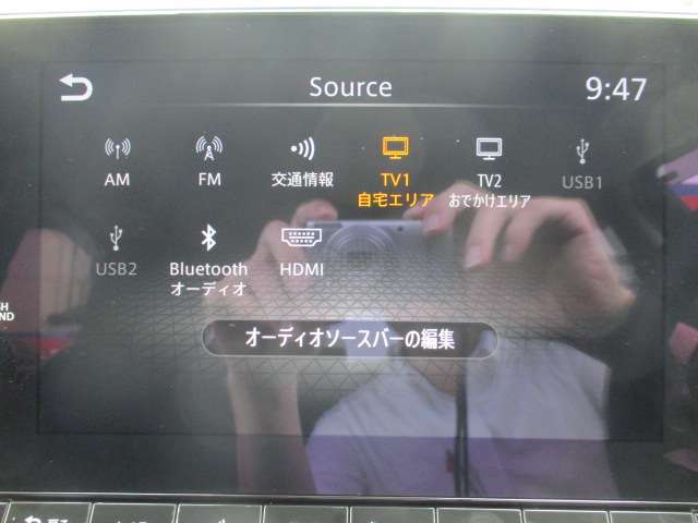 地デジTV、FM＆AM視聴、Bluetooth対応になっており、多機能ですよ♪素敵な音楽で楽しいドライブを★