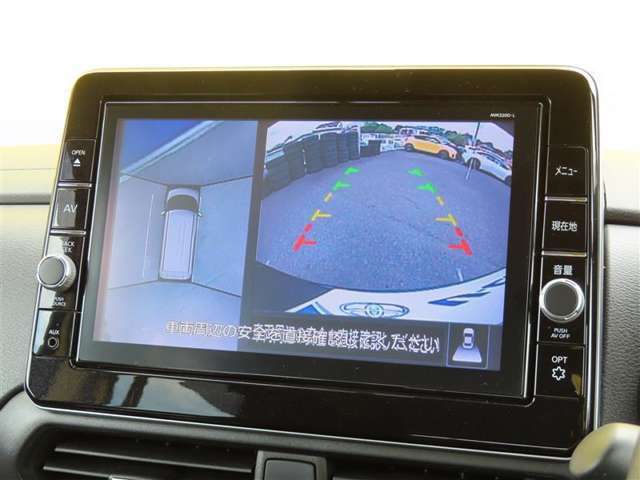 車庫入れもお任せのバックカメラ付き！