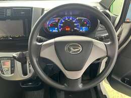 ハンドルの大きさも老若男女問わず運転しやすい大きさになっています。