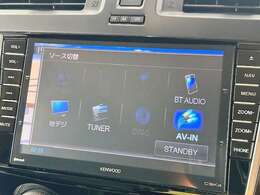純正メモリナビ付き！DVD再生、フルセグTV、Bluetoothオーディオ、バックモニターと装備が充実しております！