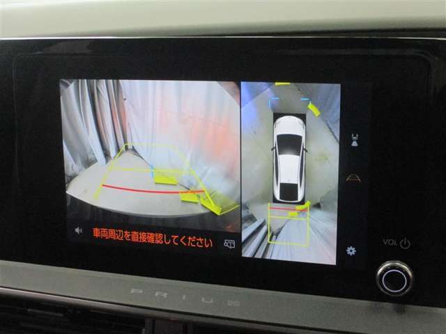 バックガイドモニターで、後方を確認しながら安心して駐車することができます。運転初心者も熟練者も必須の機能ですよ！