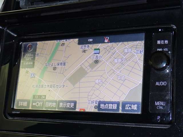 ナビ装着車で知らない道もラクラク！