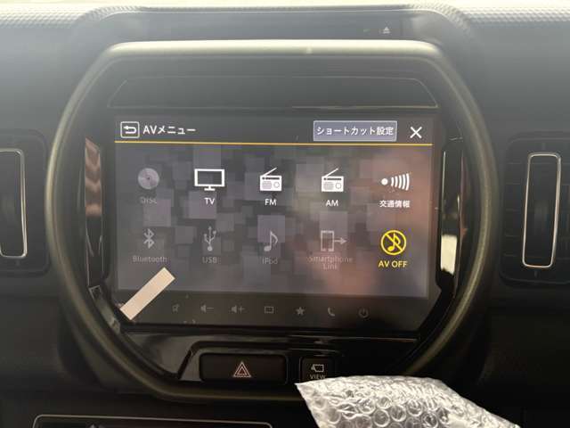 テレビ・FM/AMラジオが使えます。