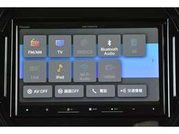 Apple　CarPlay/Android　Auto対応、フルセグTV、DVD・CD・SD再生、USB接続、Bluetooth接続など幅広いメディア再生に対応しています！