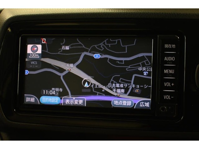 休日のドライブも簡単操作で目的地を設定でき、迷わず目的地まで案内してくれるナビゲーションです♪