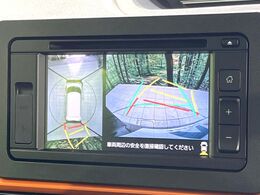 【マルチビューカメラシステム】専用のカメラにより、上から見下ろしたような視点で360度クルマの周囲を確認することができます☆死角部分も確認しやすく、狭い場所での切り返しや駐車もスムーズに行えます。