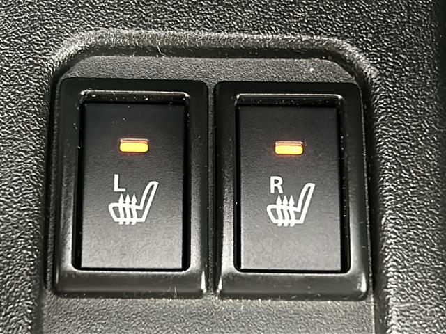 【シートヒーター】寒い日はもちろん、夏の冷房中にも効果を発揮します。長時間座っていると負担のかかりやすい背中や腰、寒い日に冷えやすい脚部に快適なぬくもりを伝えます。