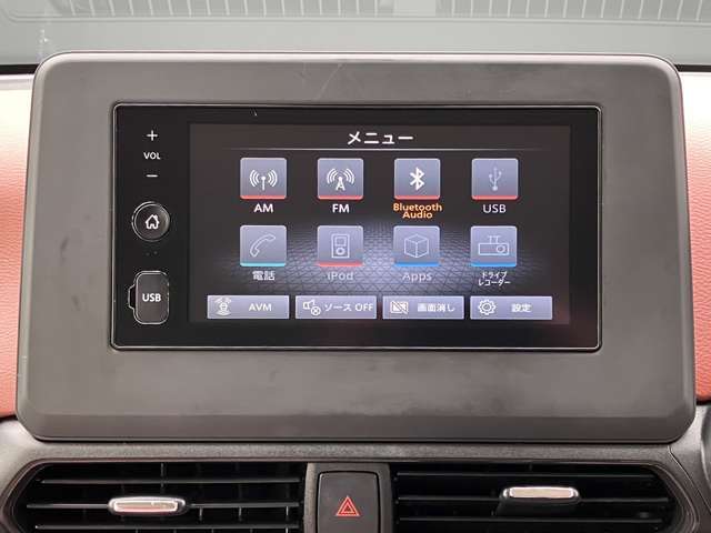 日産純正ディスプレイオーディオ付き