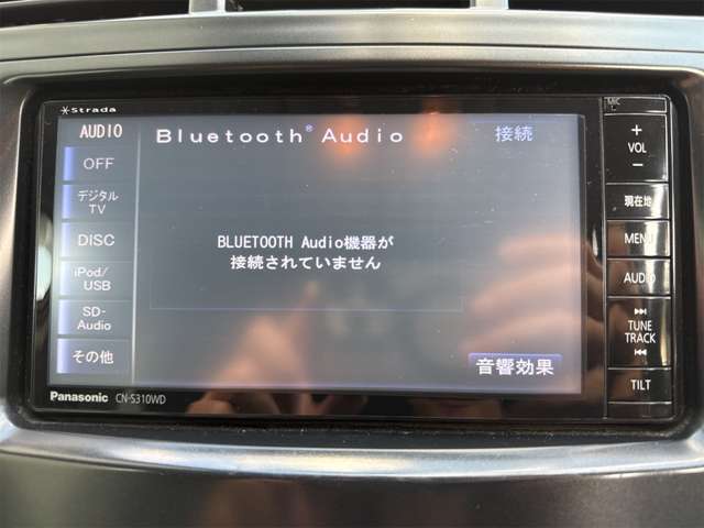 Bluetoothつき☆お使いのスマホの音楽を車内でながせます。ドライブがより一層楽しくなります☆