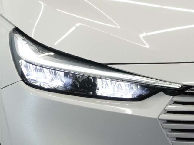 【LEDヘッドライト＋デイライト】今や主流のLEDヘッドライトに、日中でも他者からの視認性を良くするデイタイムランニングランプ装備！スタイリッシュでかっこよく仕上がっています。