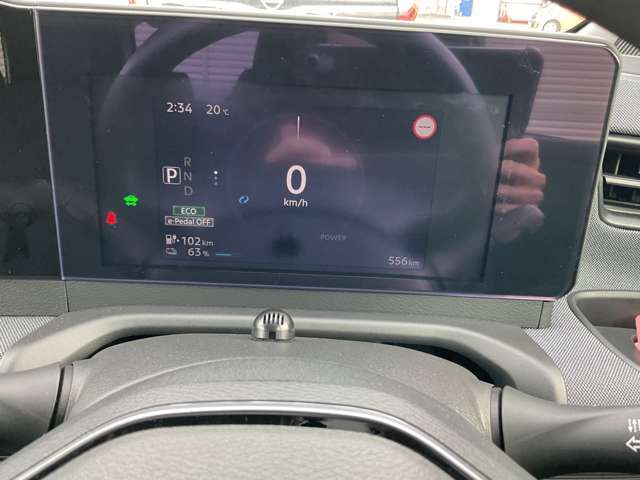 電子のスピードメーターで一目見てわかるようになっています！