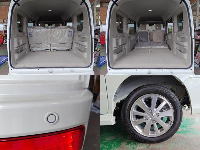 荷台スペースも十分広く、アウトドアでの荷物・キャンプ用具やフィシングなどに最適です。