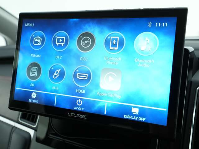 10.1型ナビ★Bluetooth機能が付いていますのでスマホを繋げて音楽を聴くことができます♪
